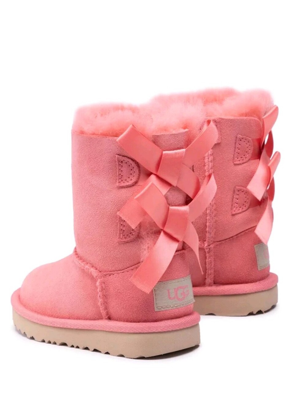 Kids Pink Winter Boots Toddlers UGG T BAILEY BUTTON II Sz 11